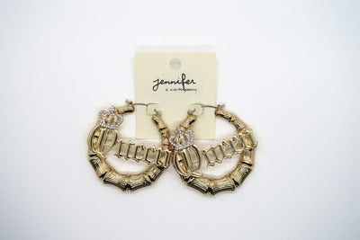 Queen Bamboo Earrings