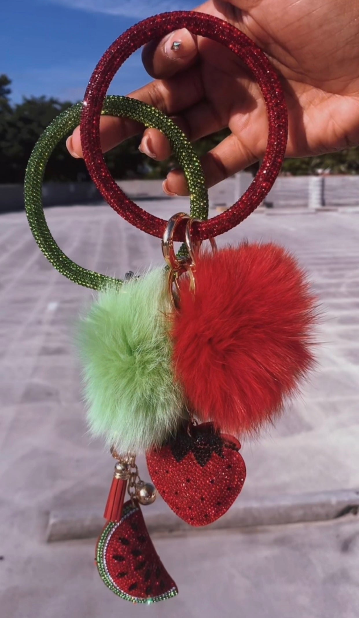 Kash Pom Keychain